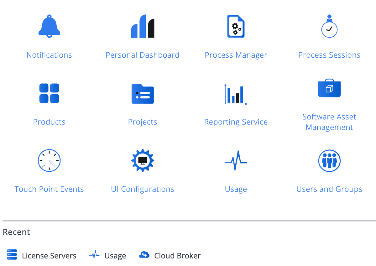 OpenLM reporting service entry points