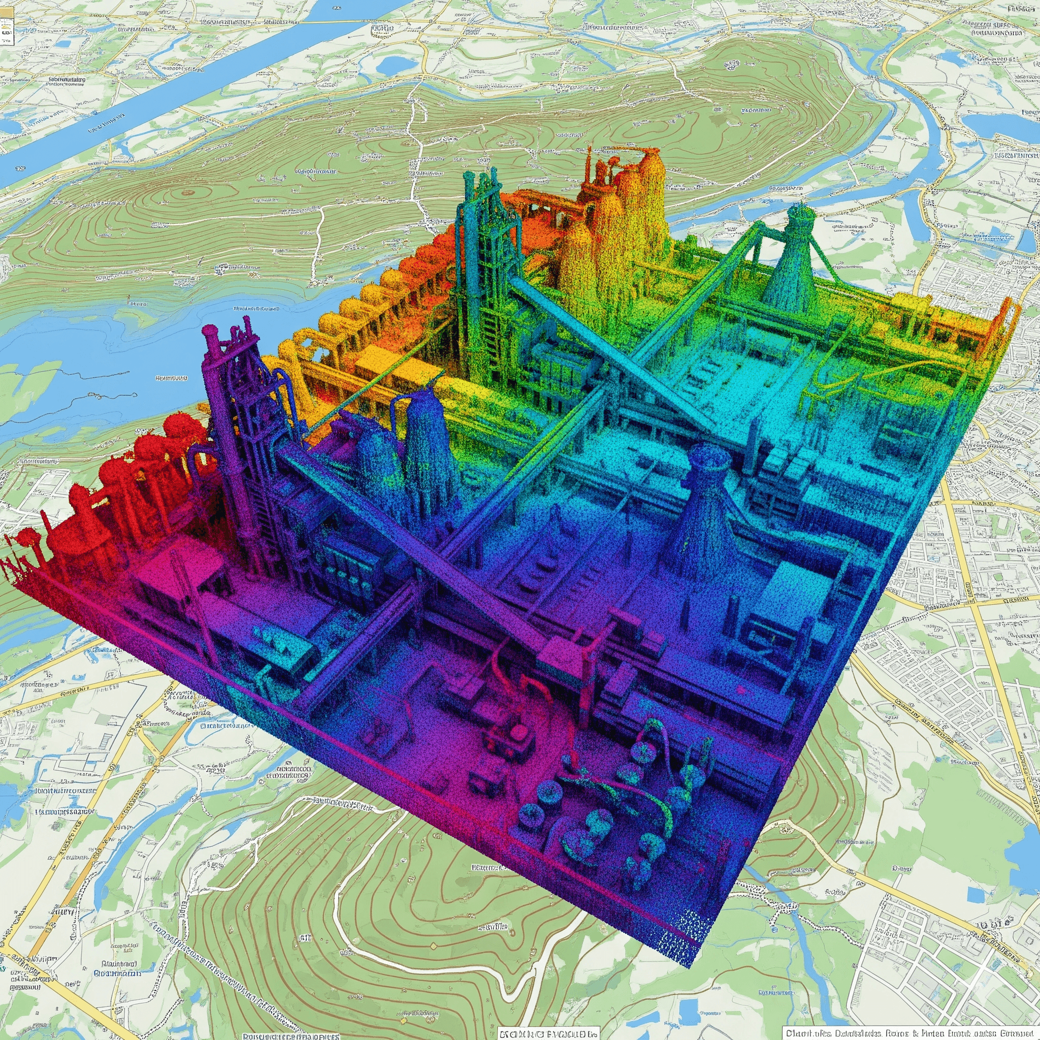 LiDAR scan — pointcloud-derived structural model